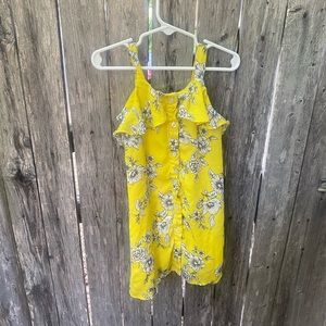 Gb girls yellow flower dress 4